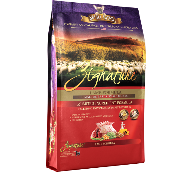 Zignature LID GF Lamb Small Bites Dog 12.5 lb