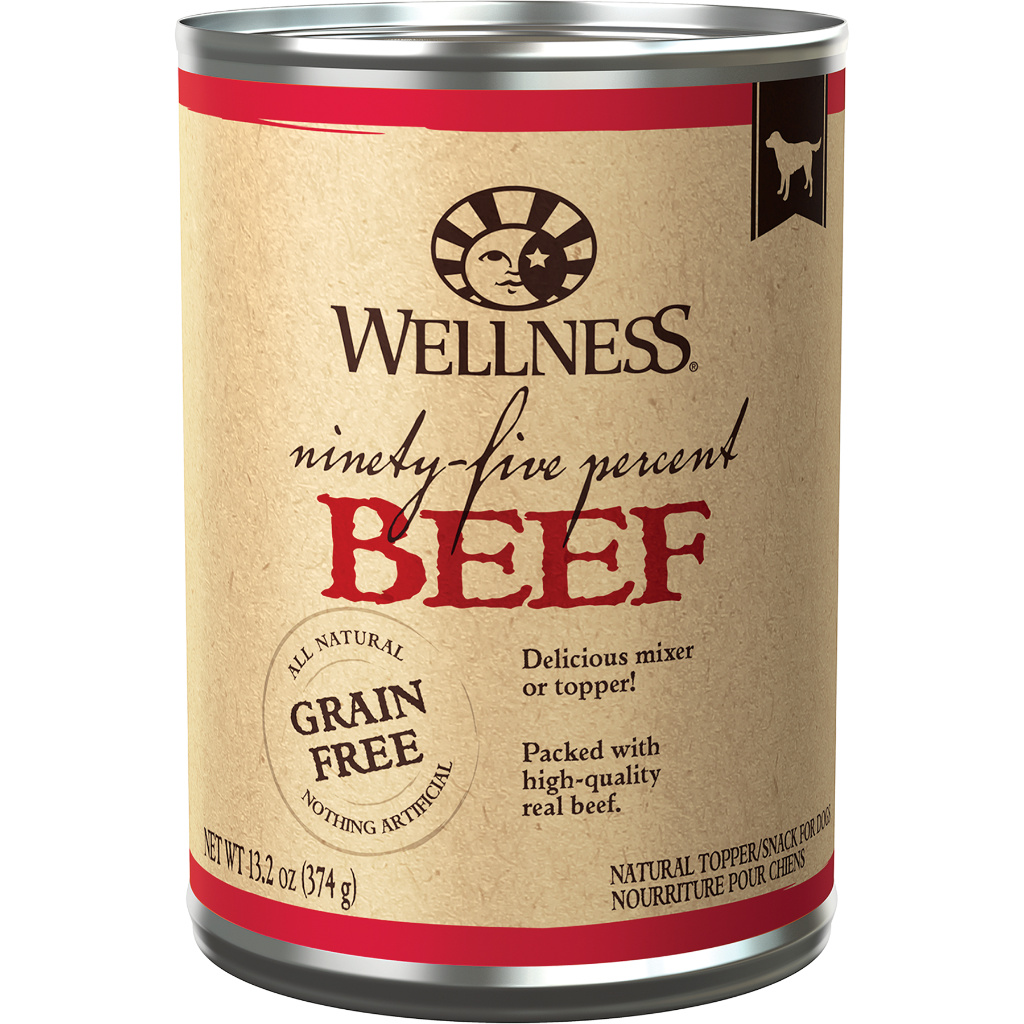 Wellness 95% Beef GF Dog 13.2 oz