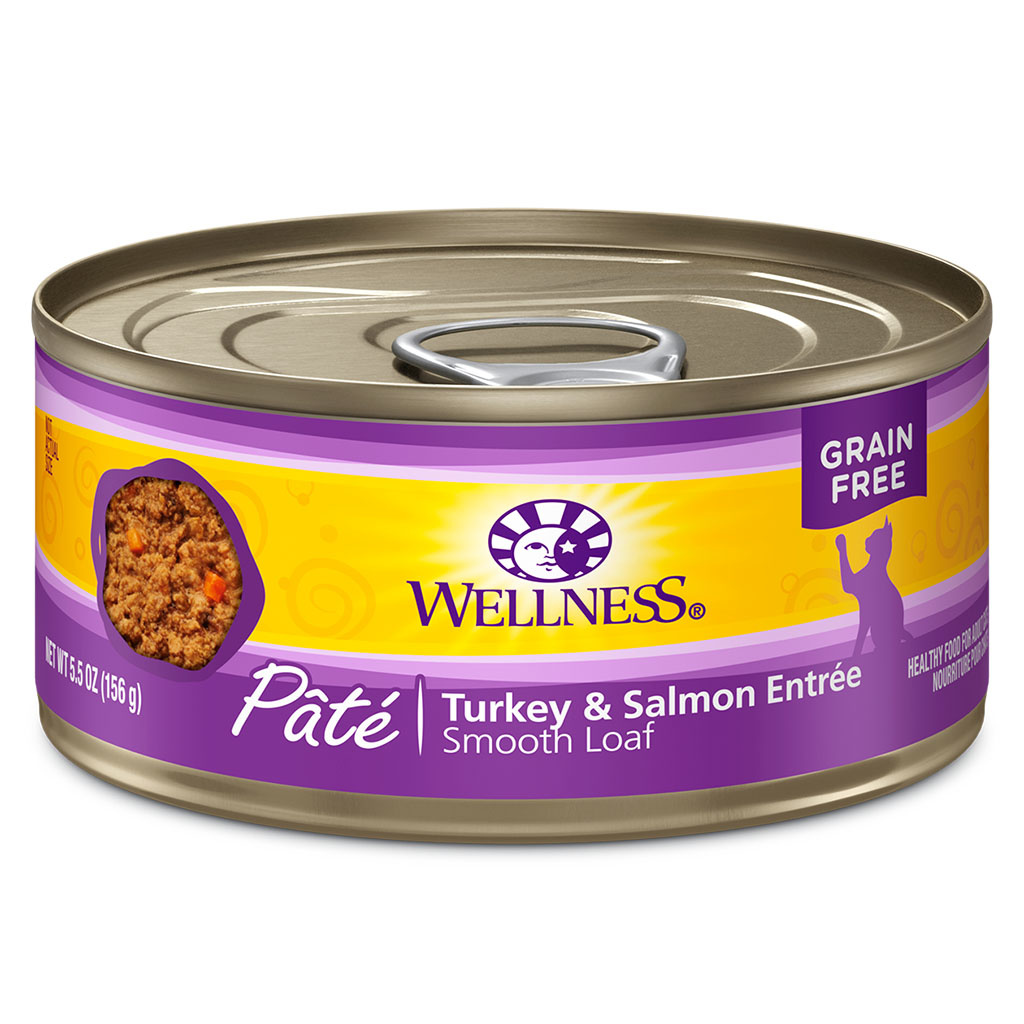 Wellness Salmon & Turkey Pate Cat 5.5 oz