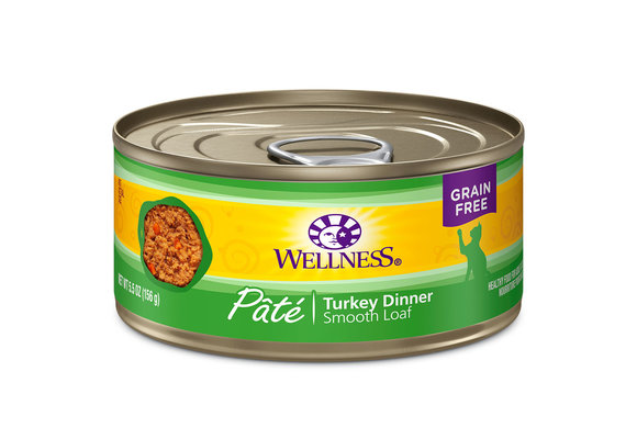Wellness Turkey Pate Cat 5.5 oz