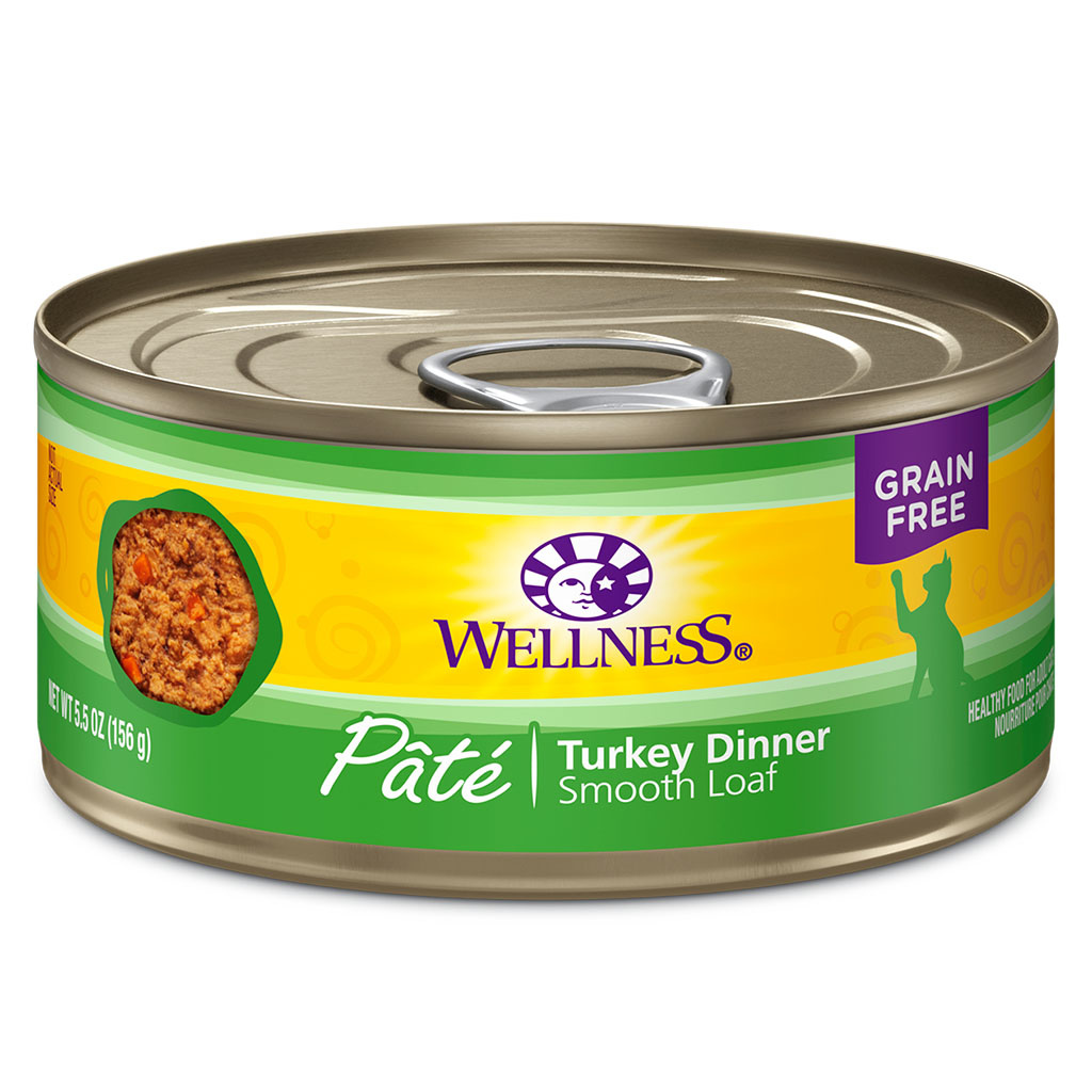 Wellness Turkey Pate Cat 5.5 oz