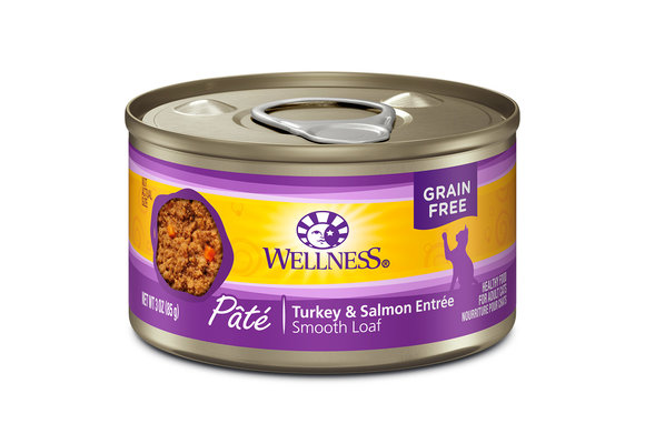 Wellness Turkey Salmon Pate Cat 3 oz