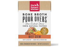 Honest Kitchen Pour Overs Bone Broth Beef Stew 5.5oz Dog