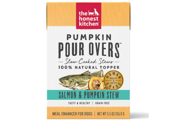 Honest Kitchen Pour Overs Salmon & Pumpkin 5.5oz Dog
