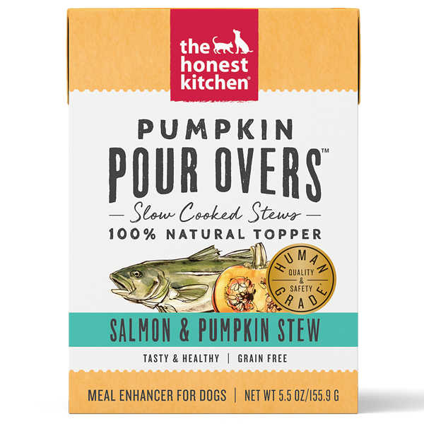 Honest Kitchen Pour Overs Salmon & Pumpkin 5.5oz Dog