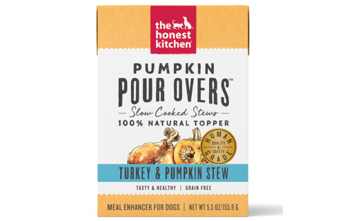 Honest Kitchen Pour Overs Turkey & Pumpkin Stew 5.5oz Dog