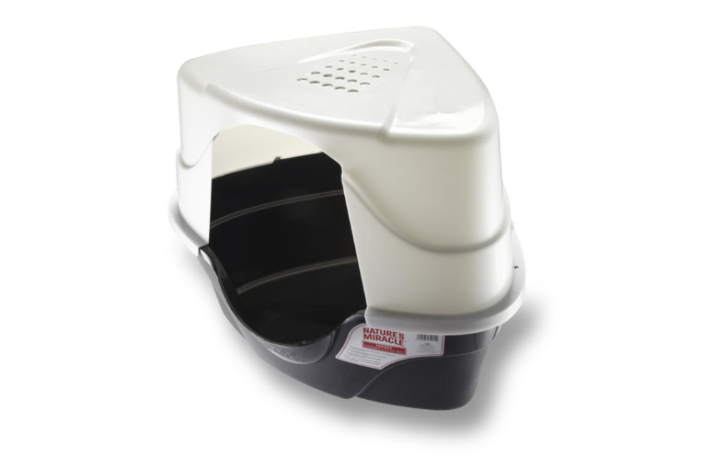 Nature's Miracle Hooded Corner Litter Box