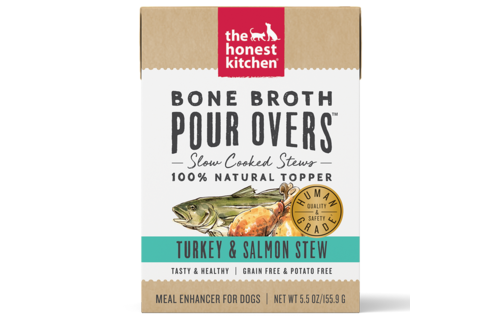 Honest Kitchen Pour Over BB Trky & Sal Stew 5.5 oz