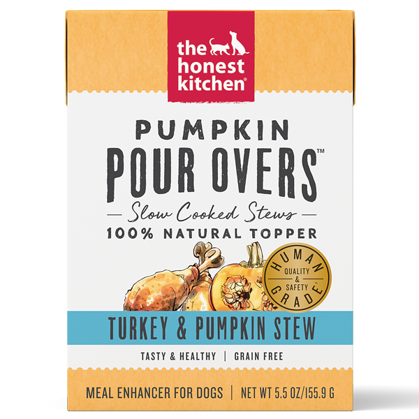 Honest Kitchen Pour Overs Turkey & Pumpkin Stew 5.5oz Dog