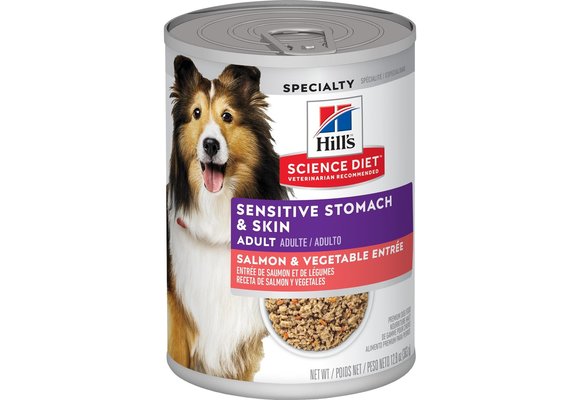 Hills Science Diet Sensitive Stomach & Skin Salmon & Veg  Dog 12.8 oz