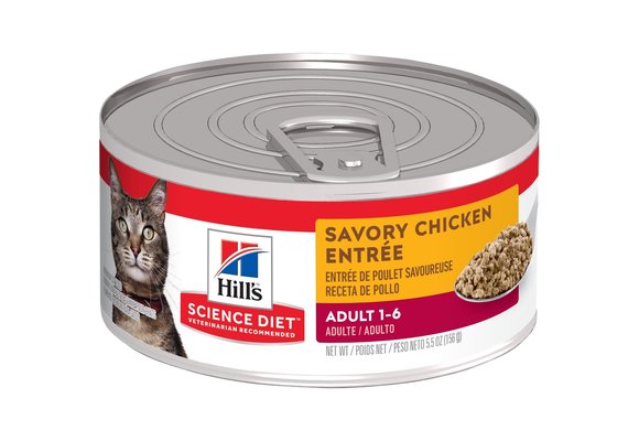 Hills Science Diet Adult Chicken Entrée Cat 5.5 oz
