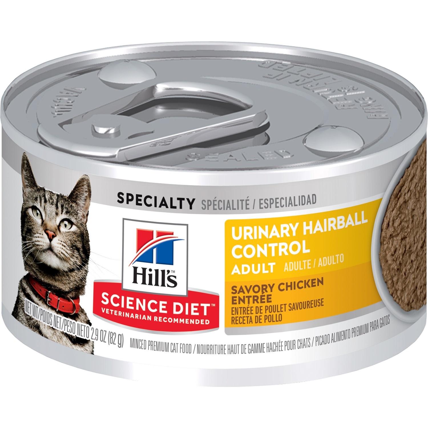 Hills Science Diet Adult Urinary & Hairball Control Cat 2.9 oz