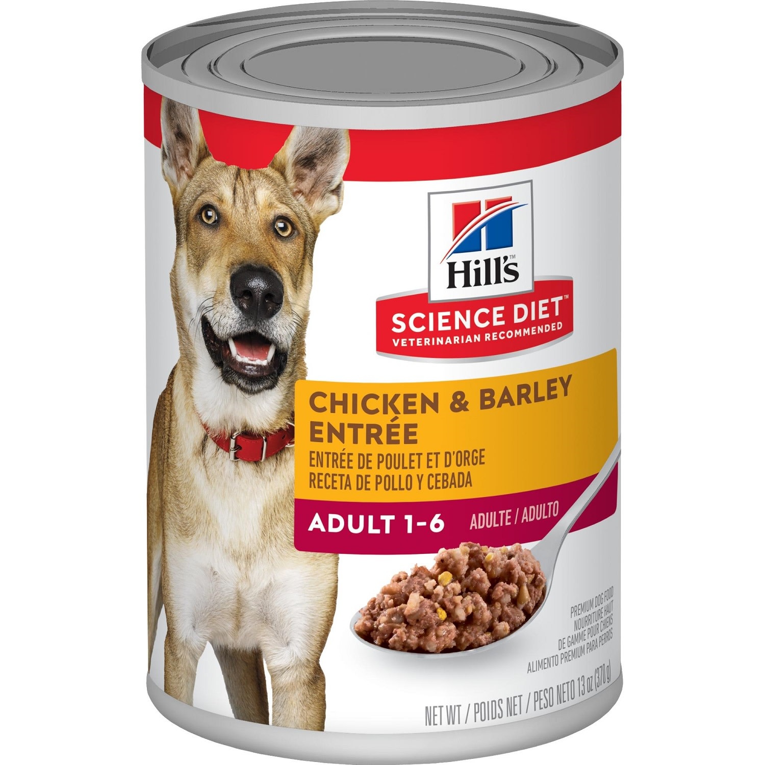Hills Science Diet Adult Chicken & Barley Entrée Dog 13.1 oz