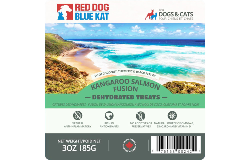 Red Dog Blue Kat Kangaroo Salmon Fusion Treats 85 g
