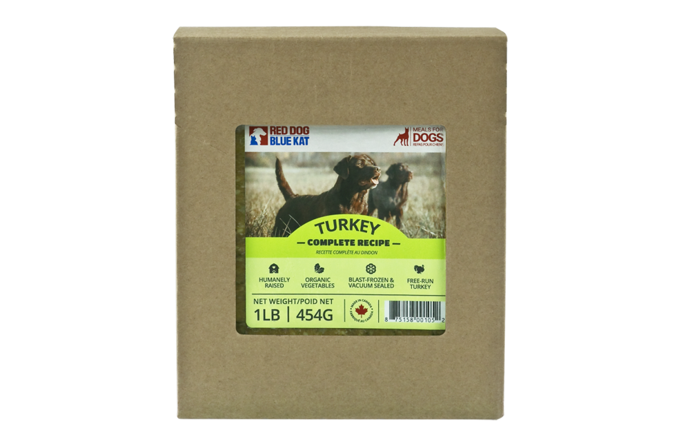 Red Dog Blue Kat Turkey Complete Dog 1 lb