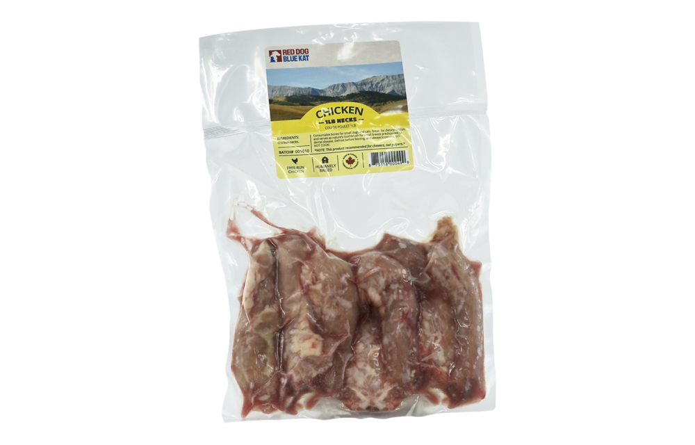 Red Dog Blue Kat Chicken Necks 1 lb