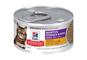 Hills Science Diet Sens Stomach and Skin Chicken Entrée Cat  2.9 oz