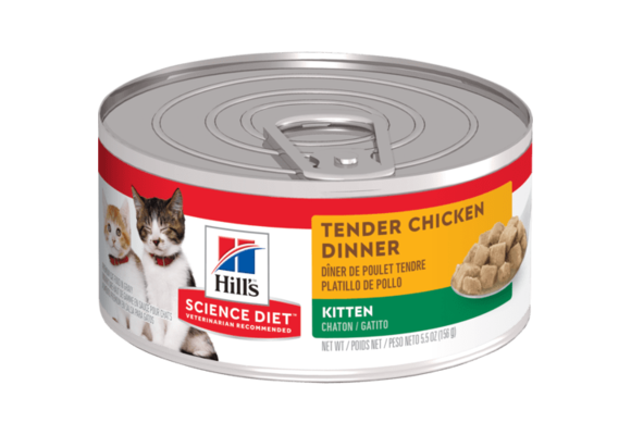 Hills Science Diet Tender Chicken Dinner Kitten 5.5 oz