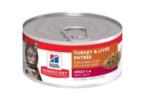 Hills Science Diet Turkey & Liver Entree Cat 5.5 oz