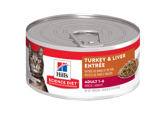 Hills Science Diet Turkey & Liver Entree Cat 5.5 oz
