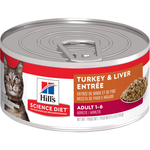 Hills Science Diet Turkey & Liver Entree Cat 5.5 oz