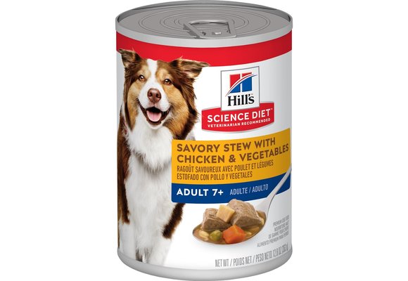 Hills Science Diet Adult 7+ Chicken Stew Dog 12.8 oz