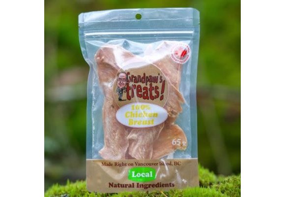 Grandpaw's Treats Chicken Breast Dog 65 g