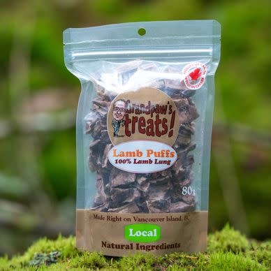 Grandpaw's Treats Lamb Puffs Dog 80 g
