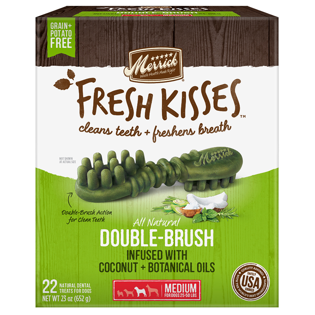 Merrick Fresh Kisses Coconut Medium 22pk Dog 23 oz