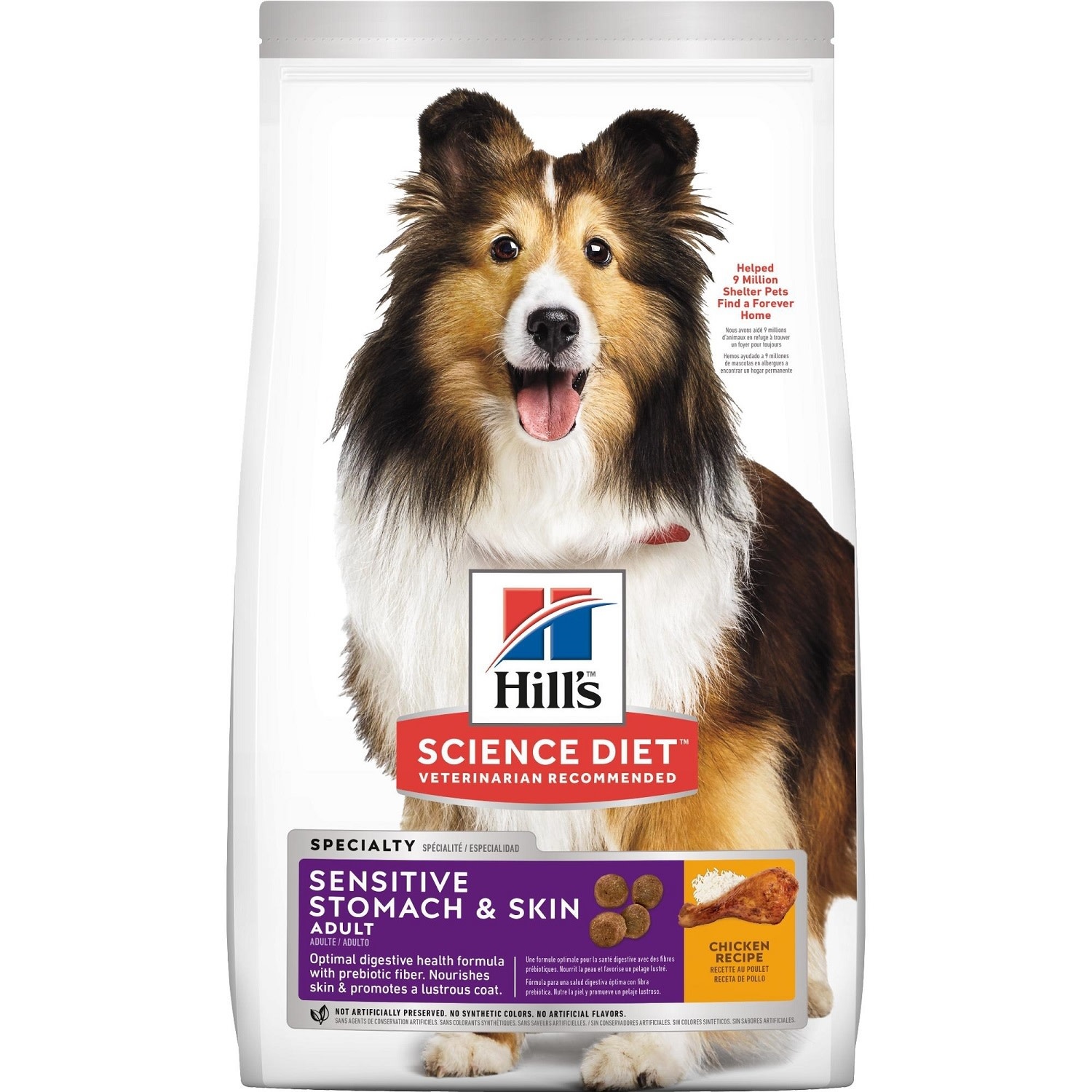 Hills Science Diet Sensitive Stomach & Skin Chicken Dog 30 lb