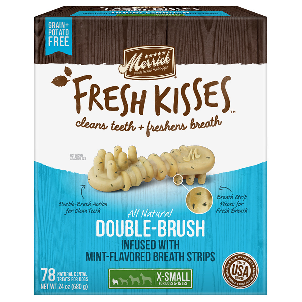Merrick Fresh Kisses Mint XSmall 78pk Dog 24 oz