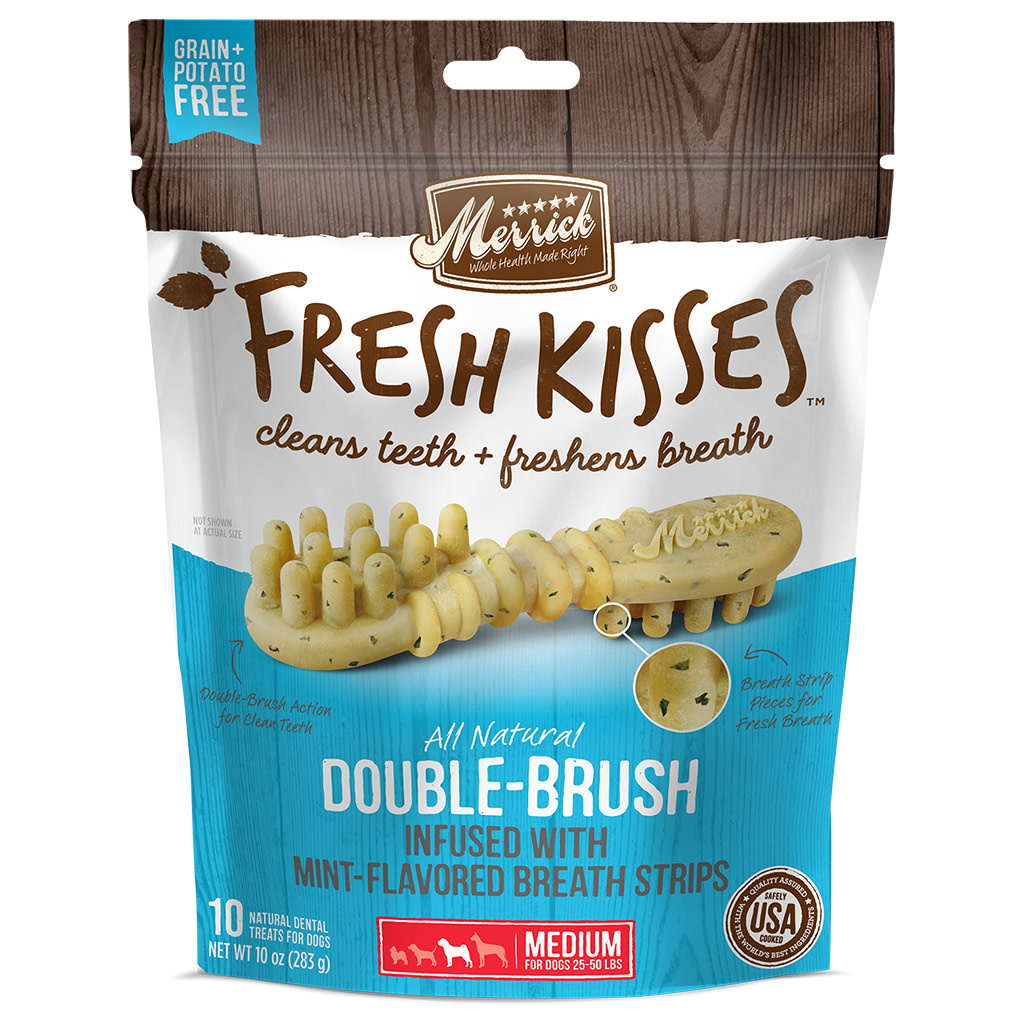 Merrick Fresh Kisses Mint Medium 10pk Dog 10 oz