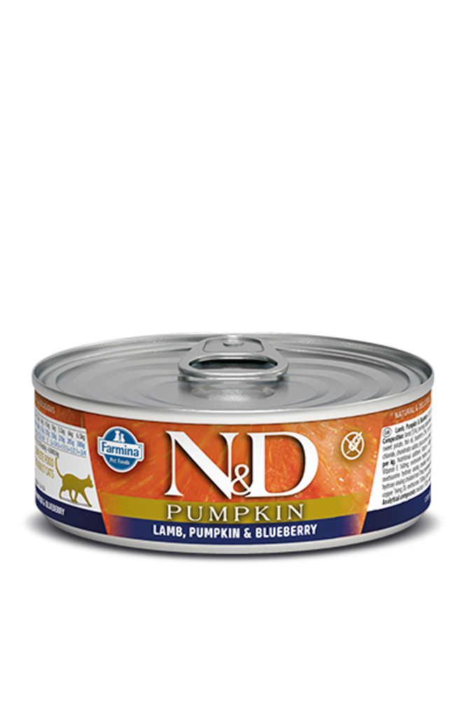 Farmina N&D Pumpkin, Lamb & Blueberry Cat 80 g