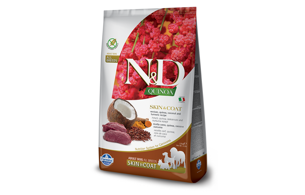 Farmina N&D Quinoa Skin & Coat Venison Dog 7 kg