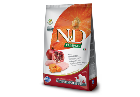 Farmina N&D Pumpkin, Chicken & Pomegranate Med/Maxi Dog 12 kg