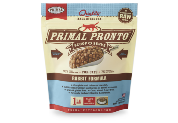 Primal Pronto Raw Rabbit Cat 1 lb