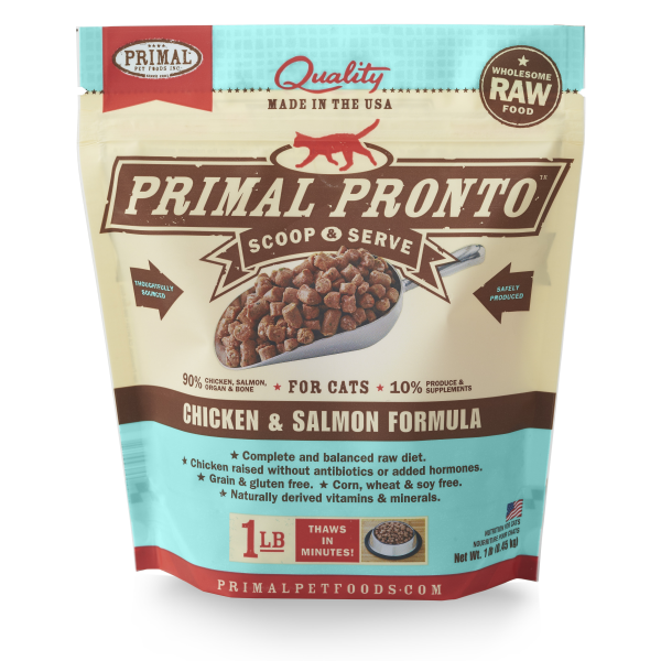 Primal Pronto Chicken & Salmon Cat 1 lb