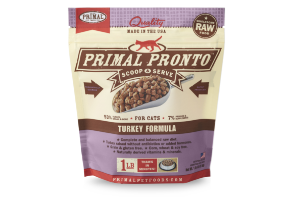 Primal Pronto Turkey Cat 1 lb