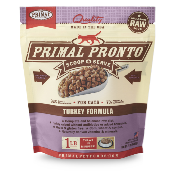 Primal Pronto Turkey Cat 1 lb