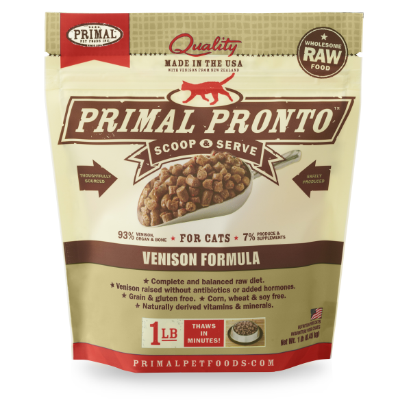 Primal Cat Raw Venison 1lb