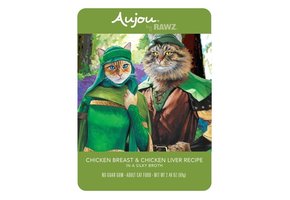 Aujou Chicken & Chicken Liver Cat 69 g