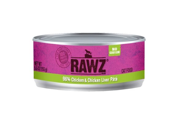 RAWZ 96% Chicken & Chicken Liver Pate Cat 156 g