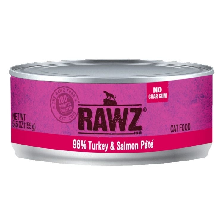 RAWZ 96% Turkey & Salmon Pate Cat 156 g