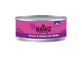 RAWZ Shredded Chicken & Chicken Liver Cat 156 g