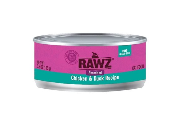 RAWZ Shredded Chicken & Duck Cat 156 g