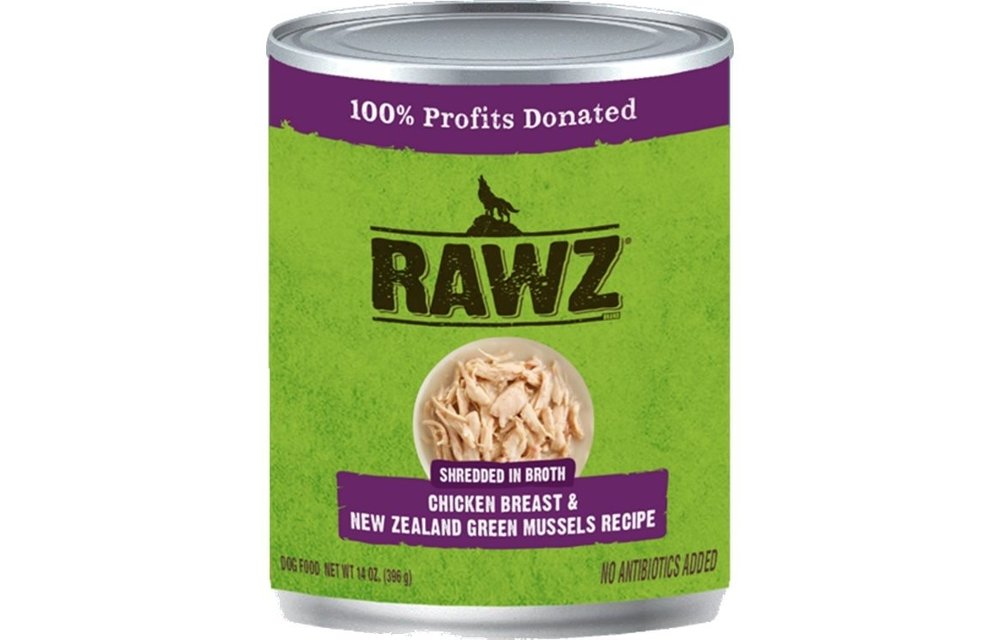 RAWZ Shredded Chicken Dog 14 oz