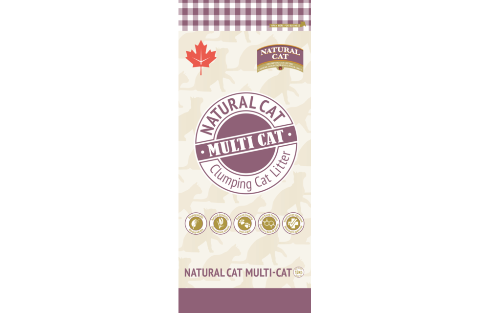 Natural Cat Multi Litter 13kg