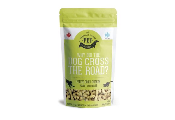 Granville Island Pet Treatery Why Did Dog Cross the Road FD Chicken Dog 90 g
