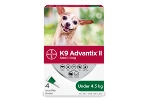K9 Advantix ll Small Dog under 4.5kg - 4pk