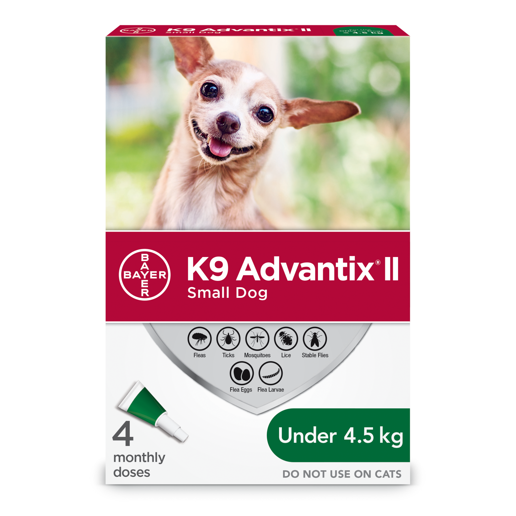 K9 hot sale advantix small